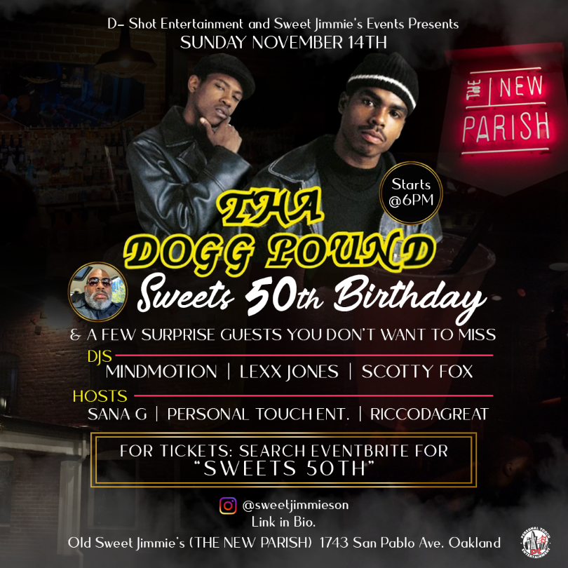 The Scorpio Bash – Sweets 50th Birthday Party event flyer 3